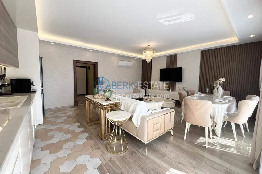 Purchase  2+1 penthouse duplex in Avsallar with furniture in a modern complex 6 