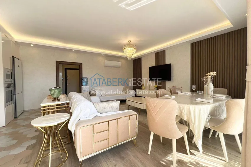 Purchase  2+1 penthouse duplex in Avsallar with furniture in a modern complex 7 