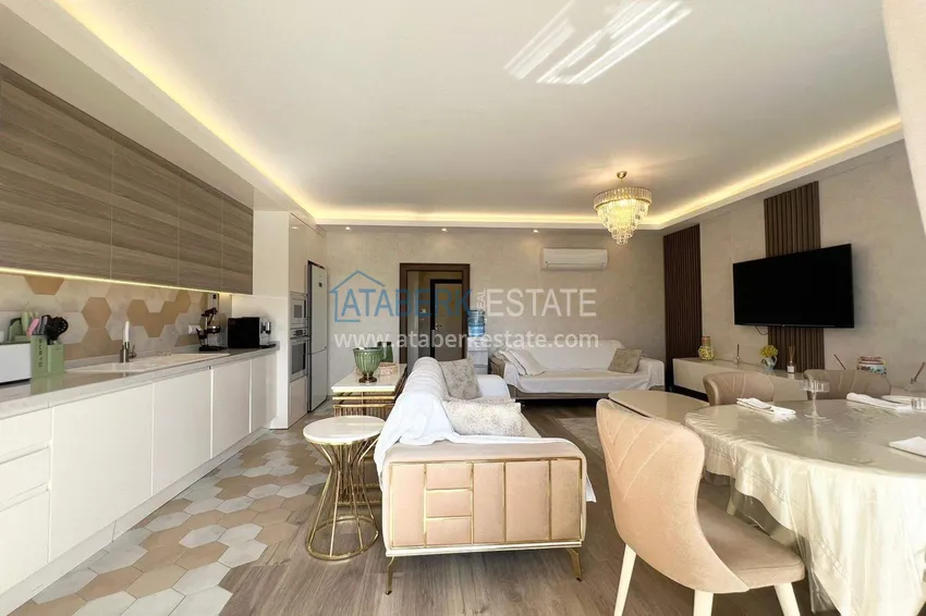 Purchase  2+1 penthouse duplex in Avsallar with furniture in a modern complex 8 