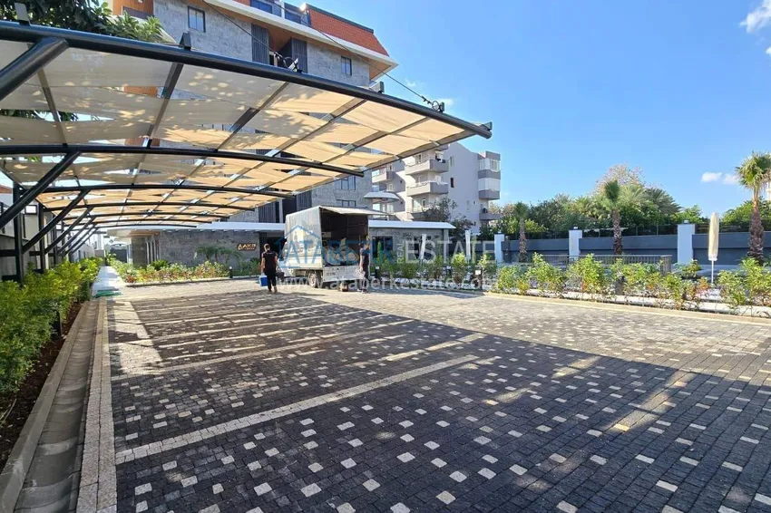 Furnished 1+1 apartment with sea view - first line, Kestel, Alanya 24 