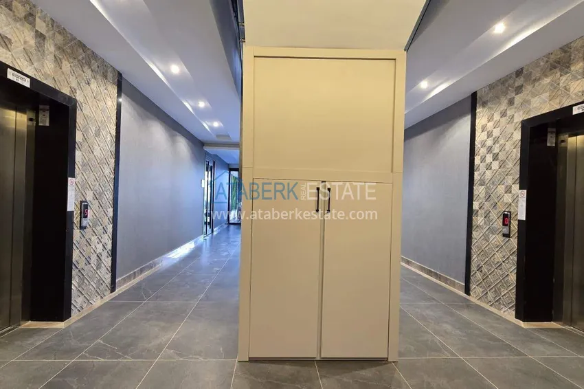 Furnished 1+1 apartment with sea view - first line, Kestel, Alanya 30 