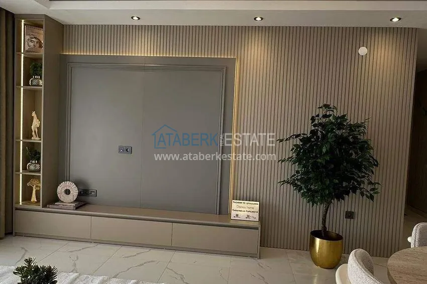 Purchase  Furnished 1+1 apartment with sea view - first line, Kestel, Alanya 5 