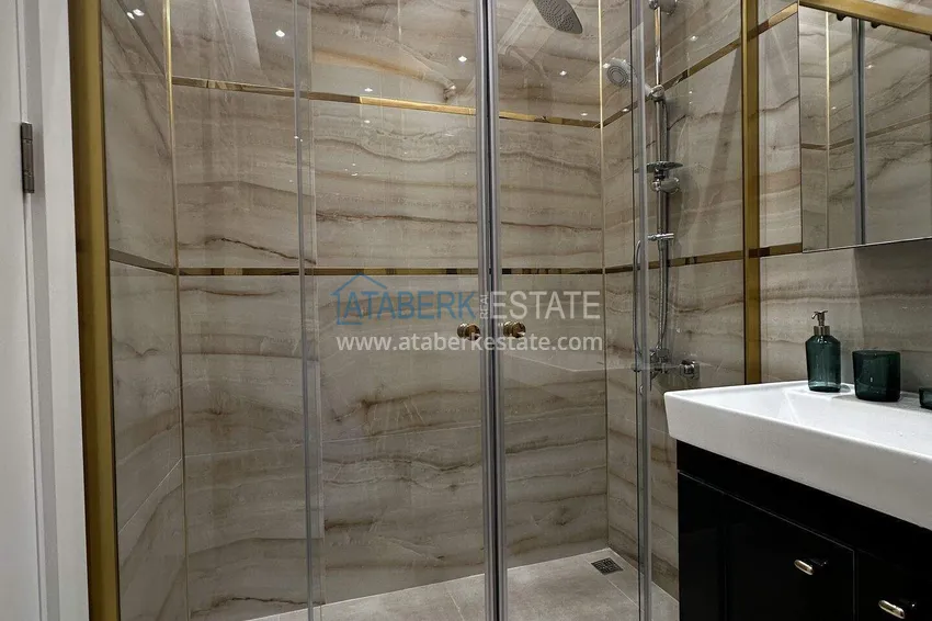 Purchase 2+1 penthouse duplex with sea view in the center of Mahmutlar - installments of up to 12 months are possible 14 