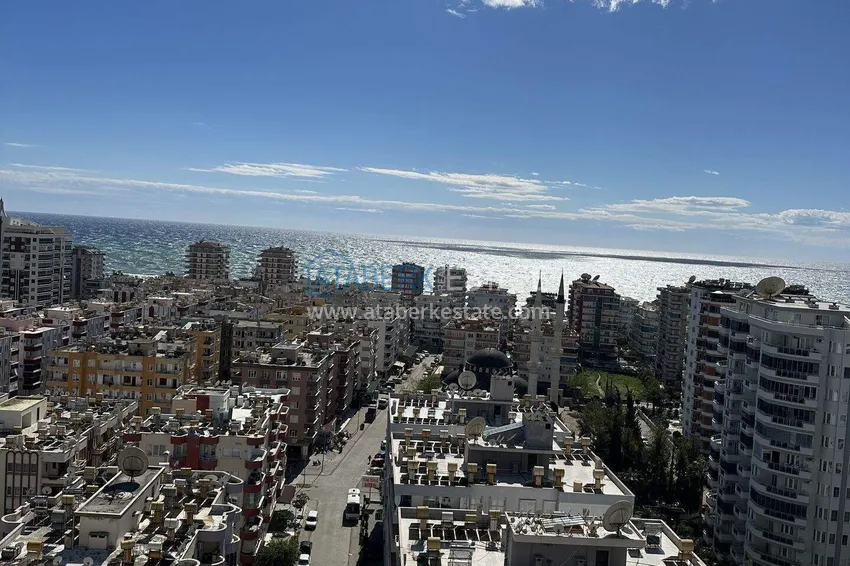 Purchase 2+1 penthouse duplex with sea view in the center of Mahmutlar - installments of up to 12 months are possible 20 