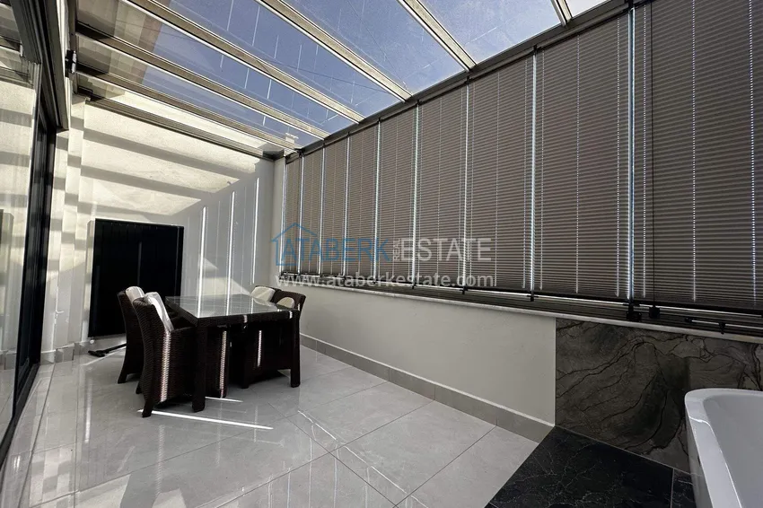 Purchase 2+1 penthouse duplex with sea view in the center of Mahmutlar - installments of up to 12 months are possible 21 