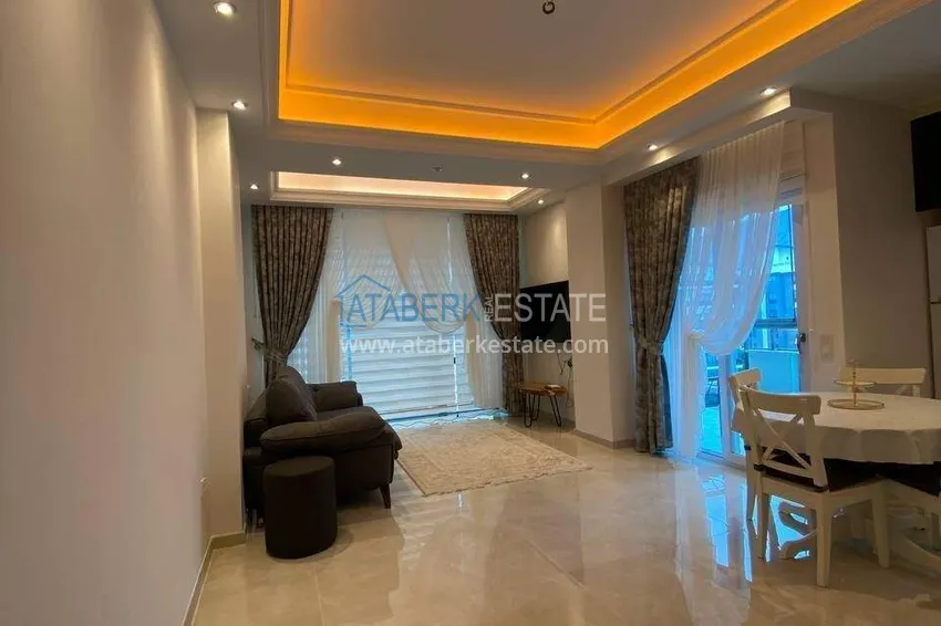Purchase  Apartment 1+1 81 m² in the center of Mahmutlar — furnished, installments up to 1 year 7 
