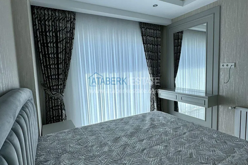 Purchase 2+1 penthouse duplex with sea view in the center of Mahmutlar - installments of up to 12 months are possible 9 