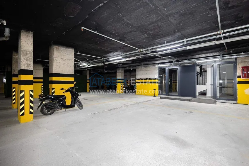 1+1 apartment in the center of Alanya - furnished and with sea views, installments are available  12 