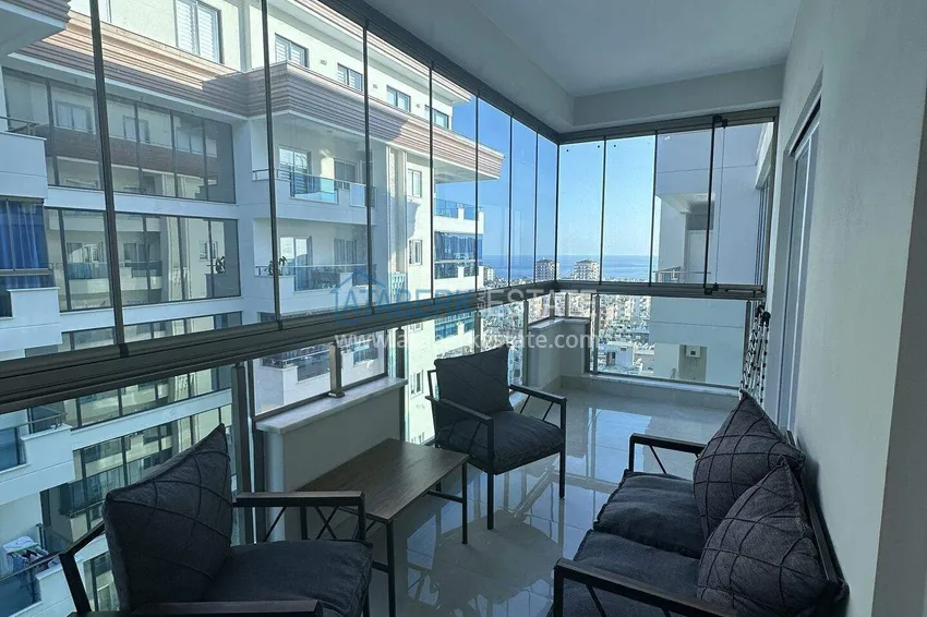 Purchase  1+1 apartment 70 m² in the center of Mahmutlar — furnished, glazed balcony, installments up to 1 year 13 