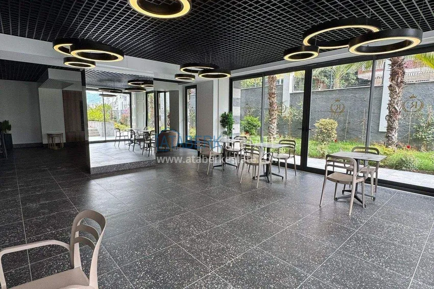 1+1 apartment in the center of Alanya - furnished and with sea views, installments are available  20 