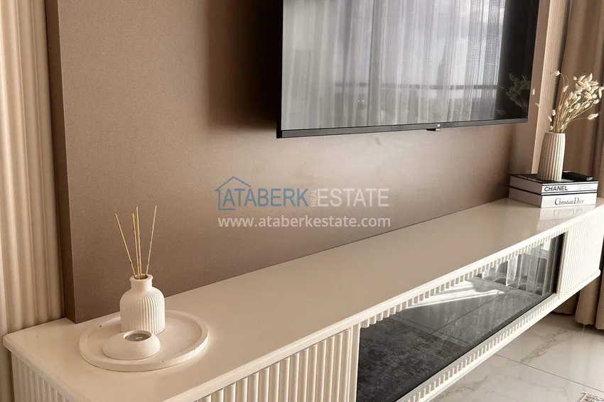 Purchase  1+1 apartment in the center of Alanya - furnished and with sea views, installments are available  6 