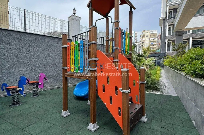 1+1 apartment in the center of Alanya - furnished and with sea views, installments are available  8 