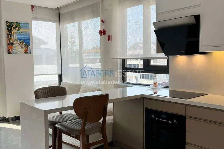 Purchase Furnished duplex penthouse in Alanya, Upper Oba 7 