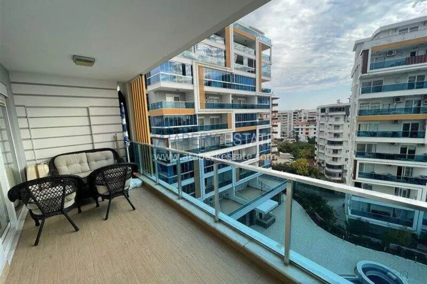 Purchase 1+1 apartment with furniture and sea view in Tosmur, Alanya 10 