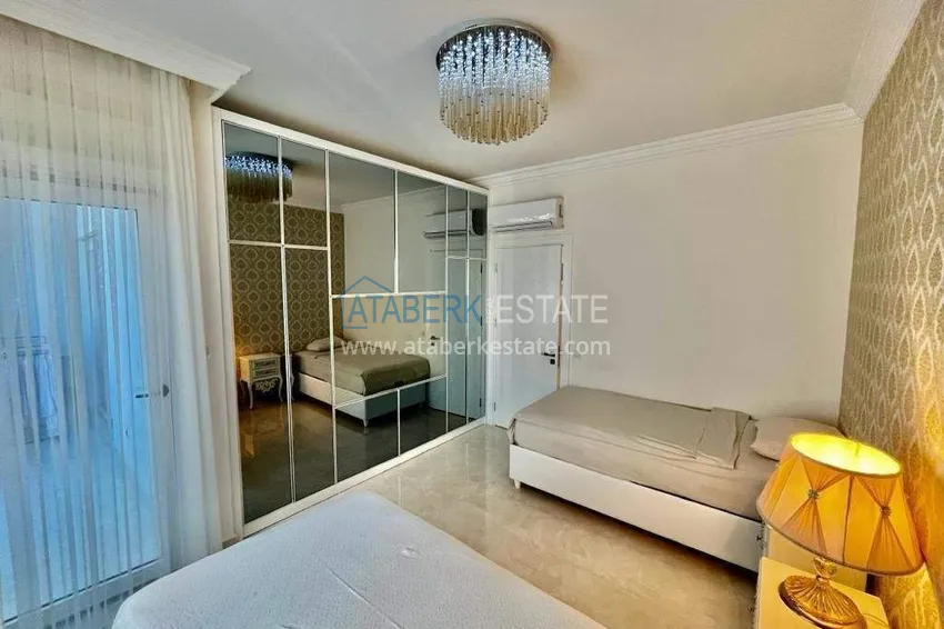 Purchase  2+1 apartment in Mahmutlar — furnished, two glazed balconies, near the sea 11 