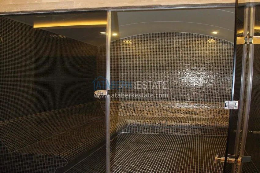 1+1 apartment with furniture and sea view in Tosmur, Alanya 27 