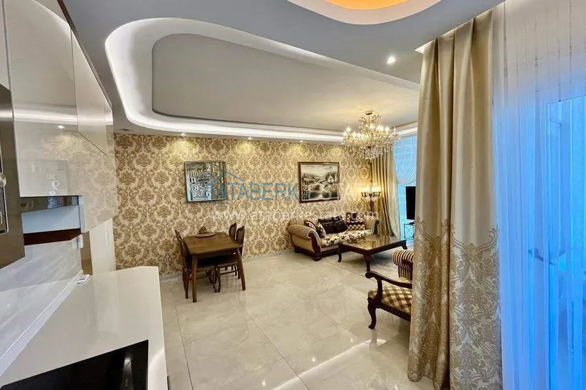 Purchase  2+1 apartment in Mahmutlar — furnished, two glazed balconies, near the sea 3 