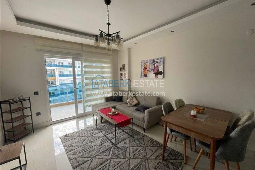 Purchase 1+1 apartment with furniture and sea view in Tosmur, Alanya 4 