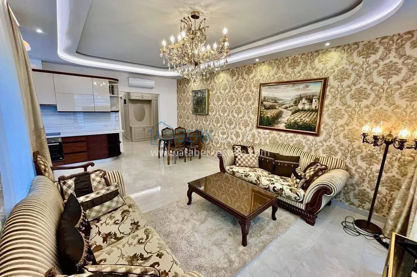 Purchase  2+1 apartment in Mahmutlar — furnished, two glazed balconies, near the sea 4 