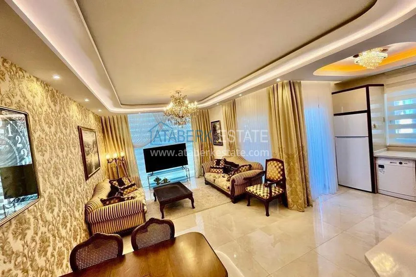 Purchase  2+1 apartment in Mahmutlar — furnished, two glazed balconies, near the sea 5 