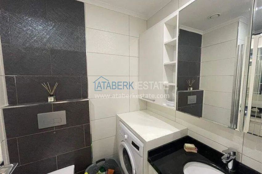 Purchase 1+1 apartment with furniture and sea view in Tosmur, Alanya 7 