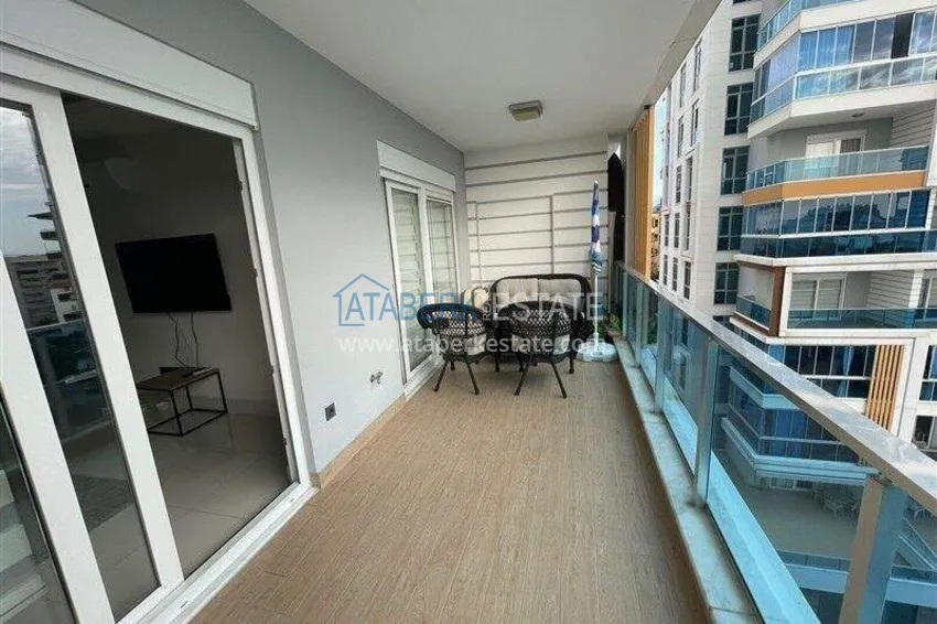 Purchase 1+1 apartment with furniture and sea view in Tosmur, Alanya 9 