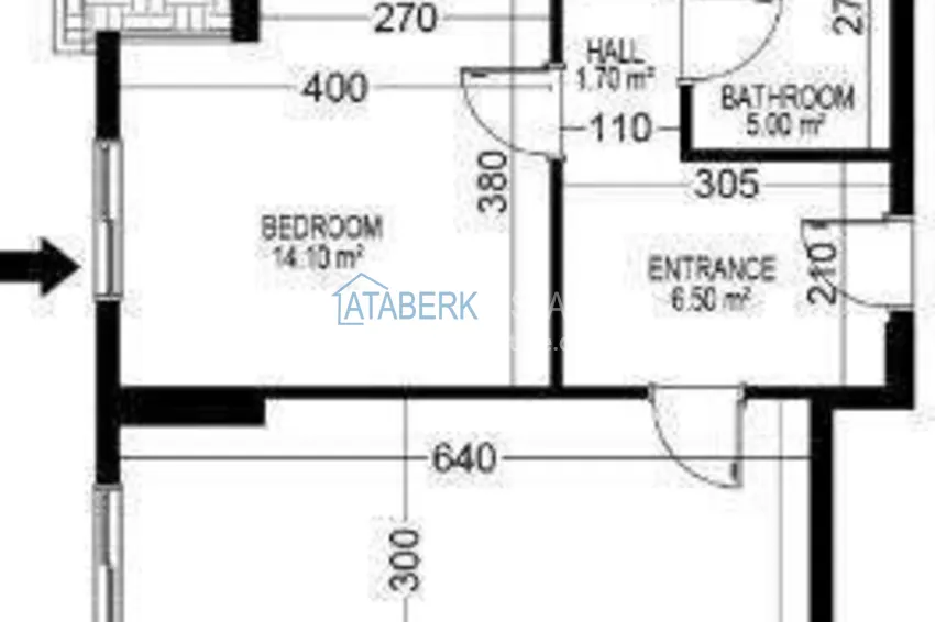 Buy cheap 2+1 apartment in Mahmutlar — furnished, two glazed balconies, near the sea 1 