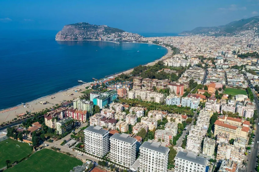 Linear 3+1 apartment in Oba with furniture and views  1 