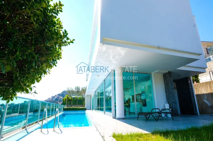 Exclusive 3+1 villa in Alanya, Sugözü district — property under a residence permit  11 
