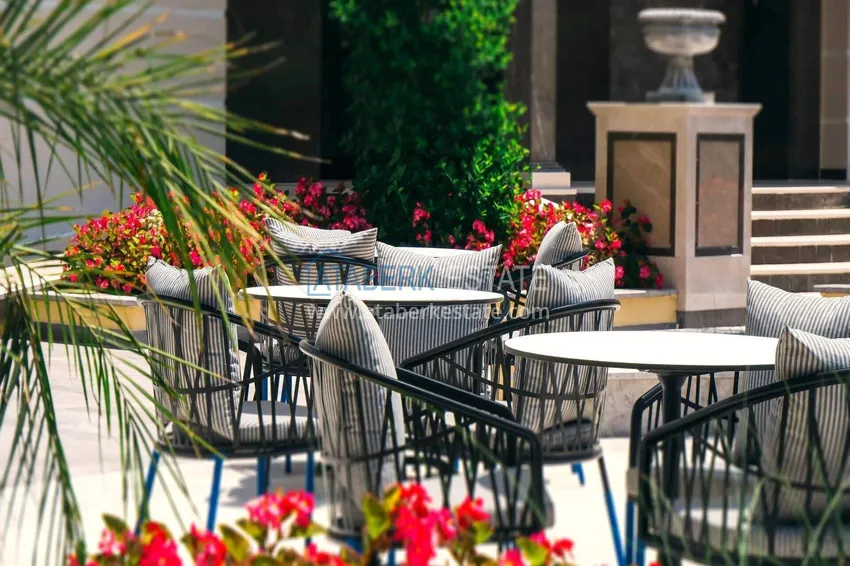 Linear 3+1 apartment in Oba with furniture and views  14 