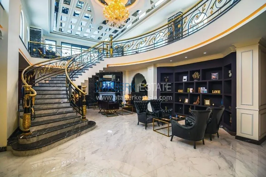 Linear 3+1 apartment in Oba with furniture and views  15 