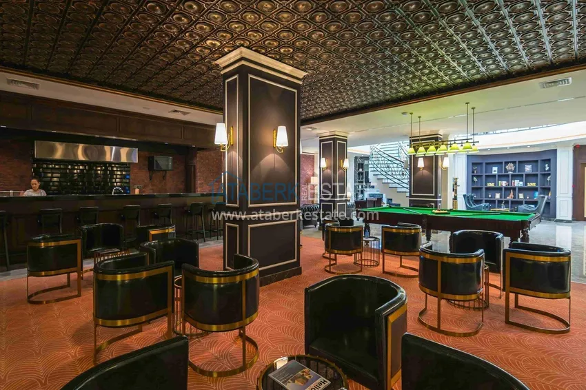 Linear 3+1 apartment in Oba with furniture and views  17 