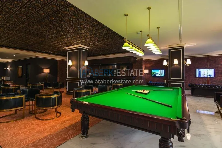 Linear 3+1 apartment in Oba with furniture and views  18 