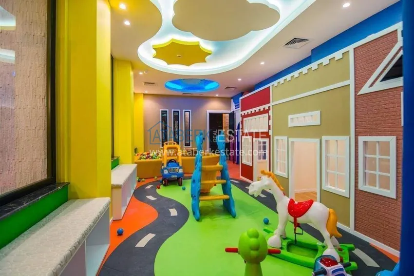 Linear 3+1 apartment in Oba with furniture and views  22 