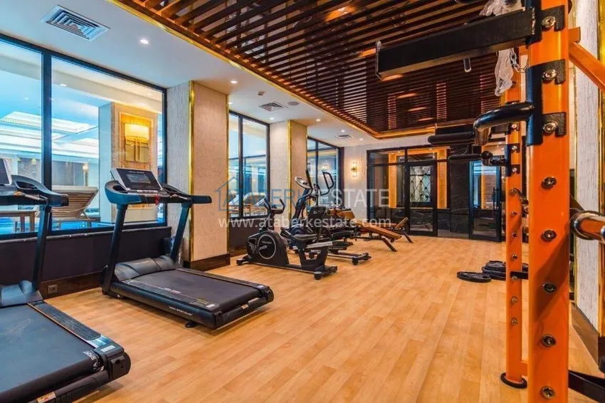 Linear 3+1 apartment in Oba with furniture and views  28 