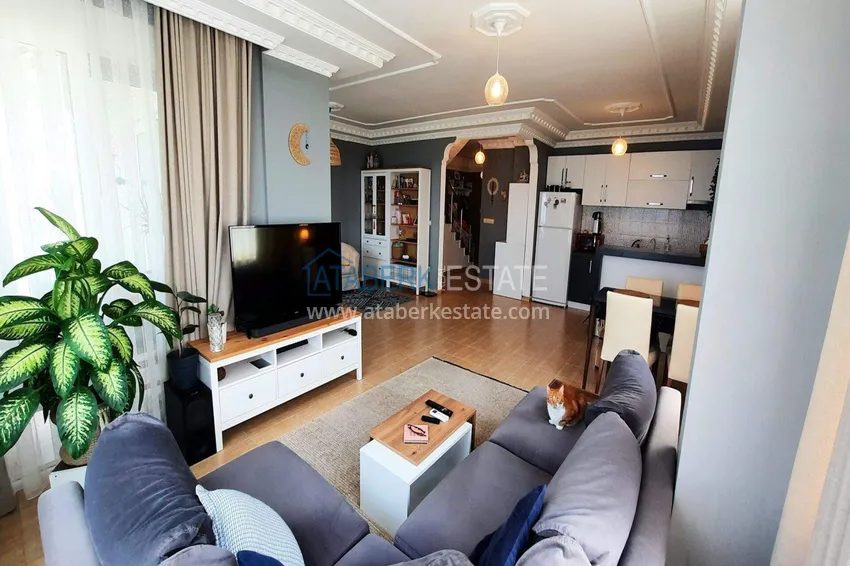 Purchase  1+1 duplex penthouse with stylish interior in Demirtas, Alanya 3 