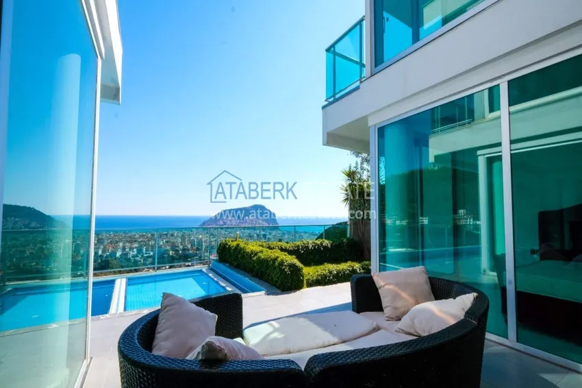 Exclusive 3+1 villa in Alanya, Sugözü district — property under a residence permit  3 
