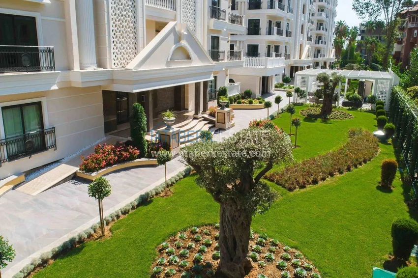 Linear 3+1 apartment in Oba with furniture and views  6 