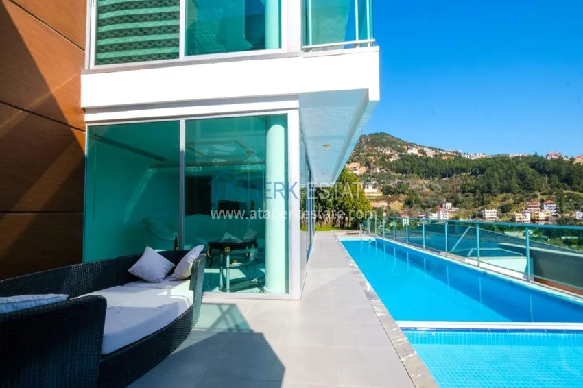 Exclusive 3+1 villa in Alanya, Sugözü district — property under a residence permit  4 