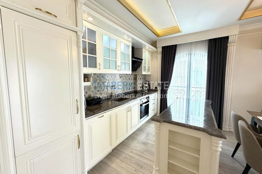 Purchase  Linear 3+1 apartment in Oba with furniture and views  5 