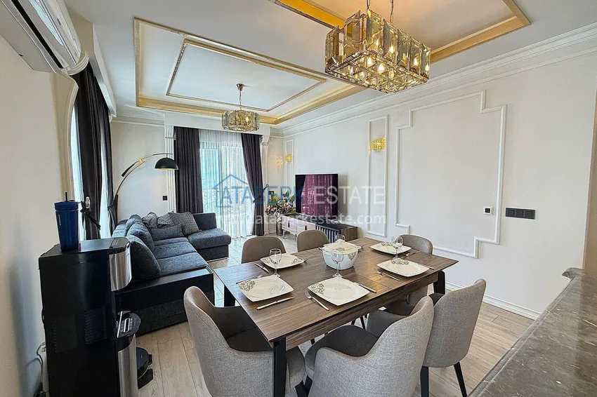 Purchase  Linear 3+1 apartment in Oba with furniture and views  6 