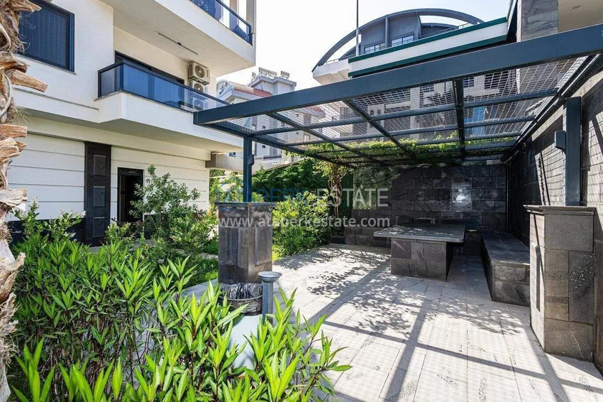 2+1 furnished penthouse for rent in Oba — two levels, mountain view A9 14 