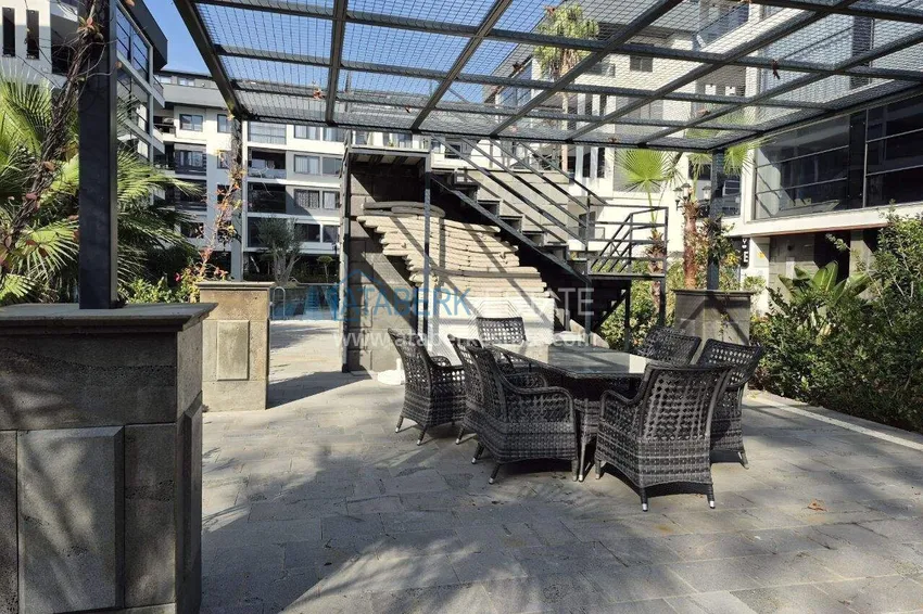 2+1 furnished penthouse for rent in Oba — two levels, mountain view A9 15 