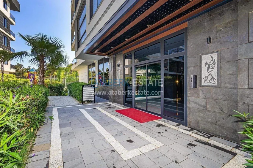 2+1 furnished penthouse for rent in Oba — two levels, mountain view A9 17 