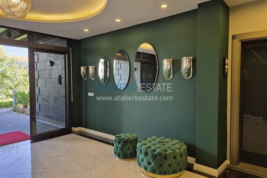 2+1 furnished penthouse for rent in Oba — two levels, mountain view A9 18 