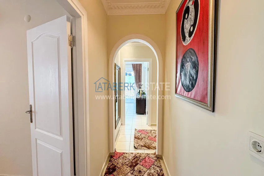 Purchase  2+1 apartment 100 m² in the center of Alanya — with new furniture, 800 m to Cleopatra beach 1 