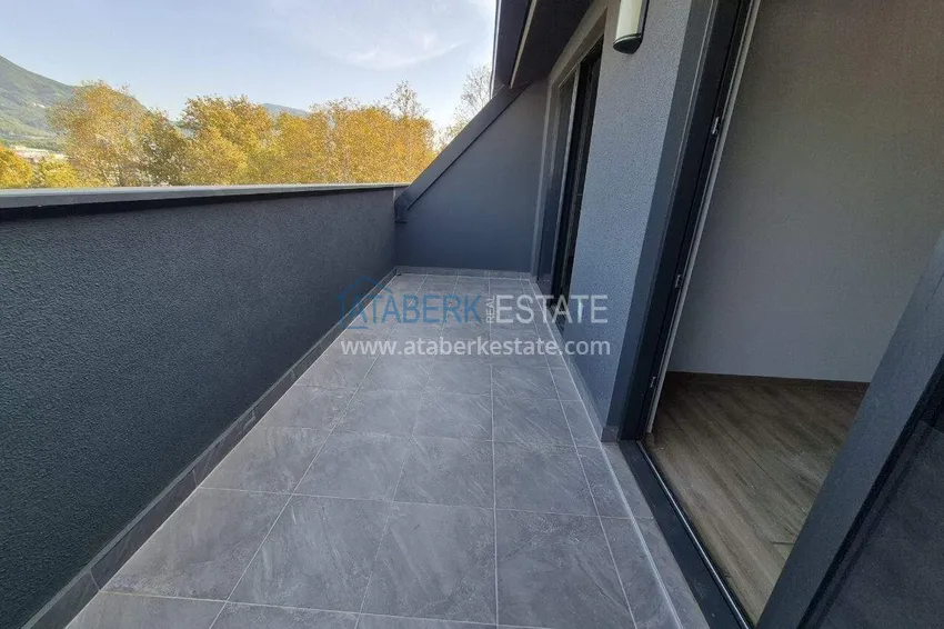 Purchase  2+1 furnished penthouse for rent in Oba — two levels, mountain view A9 20 