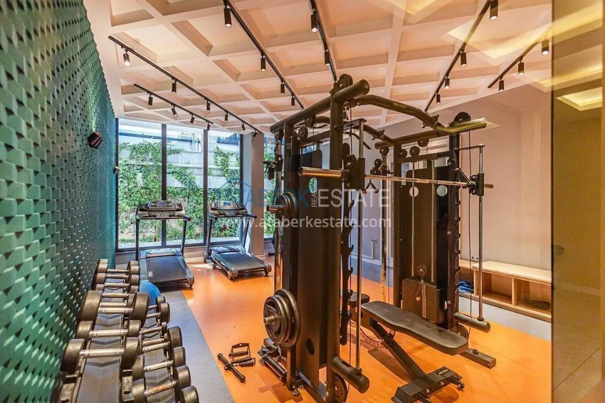 2+1 furnished penthouse for rent in Oba — two levels, mountain view A9 23 