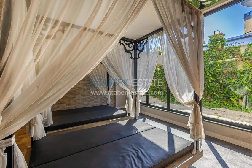 2+1 furnished penthouse for rent in Oba — two levels, mountain view A9 25 