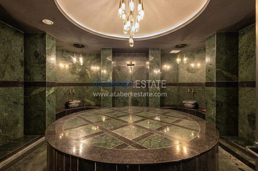 2+1 furnished penthouse for rent in Oba — two levels, mountain view A9 26 